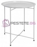 Кръгла сгъваема масичка за тераса балкон